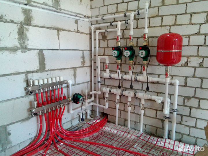 Теплые полы. Отопление. Водопровод.без посредников