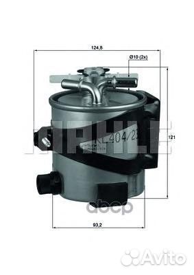 Фильтр топливный klh44/22 Mahle/Knecht