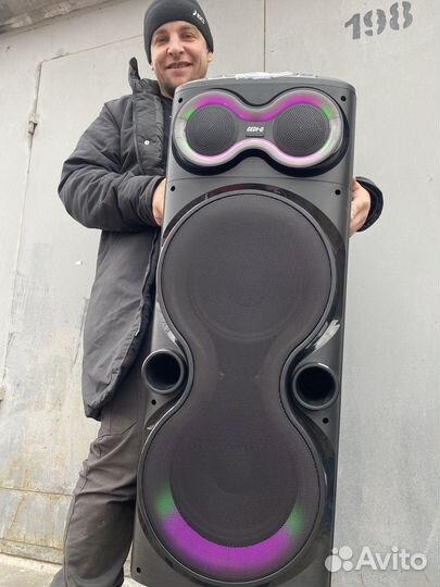 Портативная колонка блютуз караоке