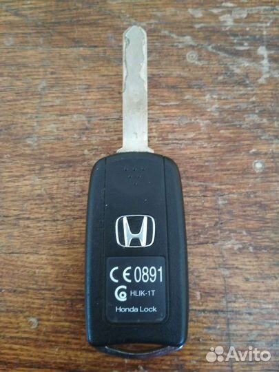Ключ замка зажиганияhonda