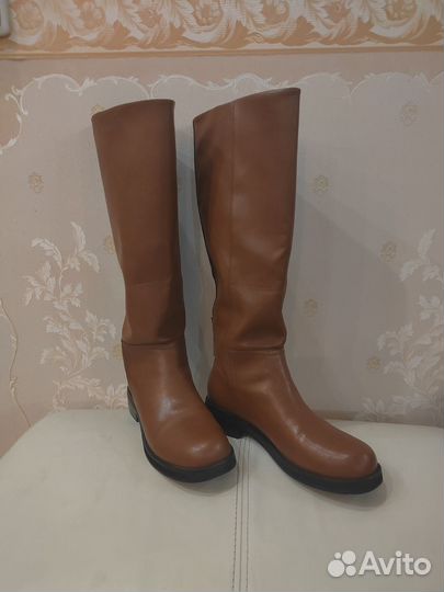 Сапоги натуральная кожа