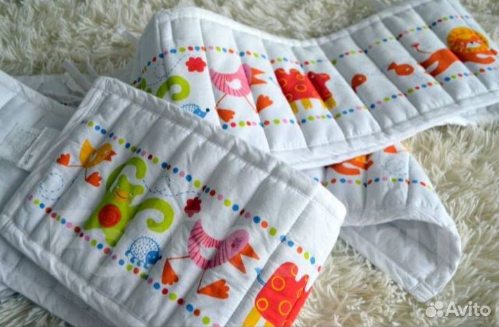 Бортики в кроватку IKEA бронь