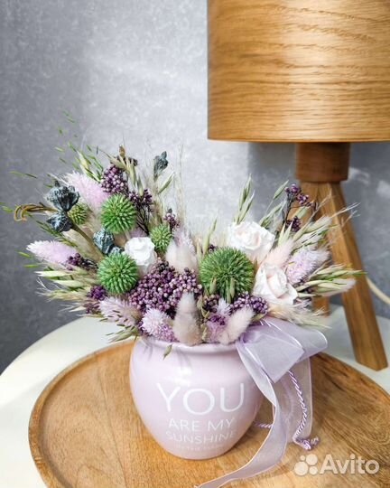 Композиция из сухоцветов