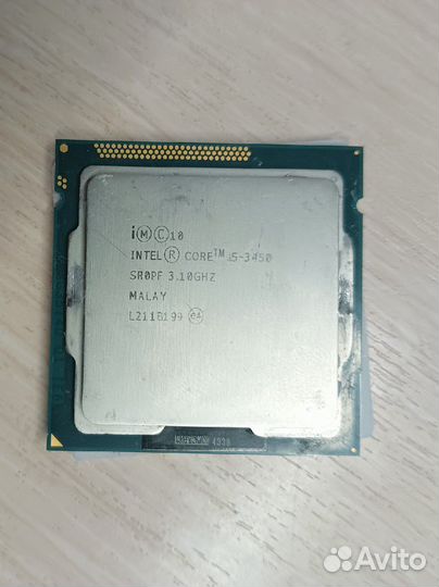 Процессор intel core i5 3450