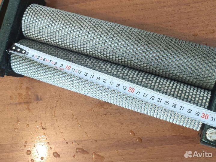 Вальцы для вощины гравированные ручные