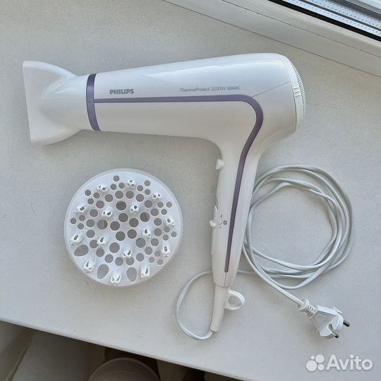 Фен philips thermoprotect 2200w ionic