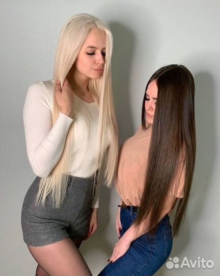 Безопасное наращивание волос. Волосы в наличии