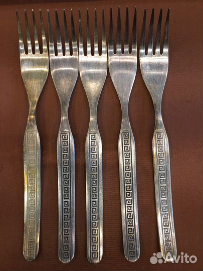 Столовый набор СССР нейзильбер с посеребрением
