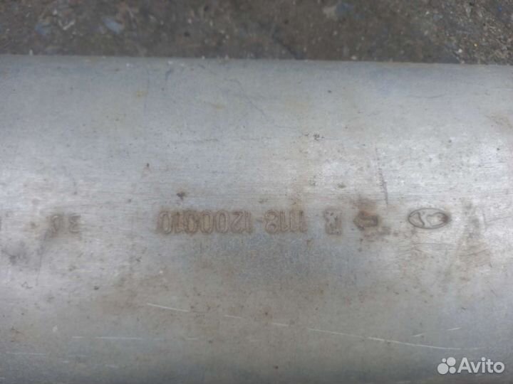 Лада гранта седан- глушитель