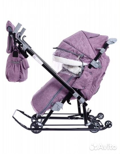 Санки коляска Nika нд 7-8к
