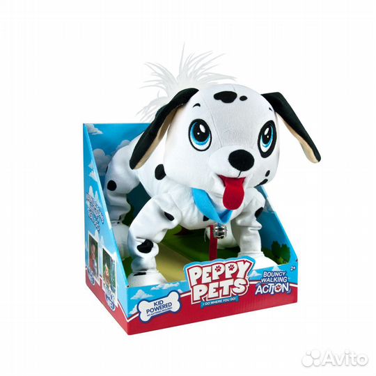 Интерактивная мягкая игрушка Собачка-Шагачка