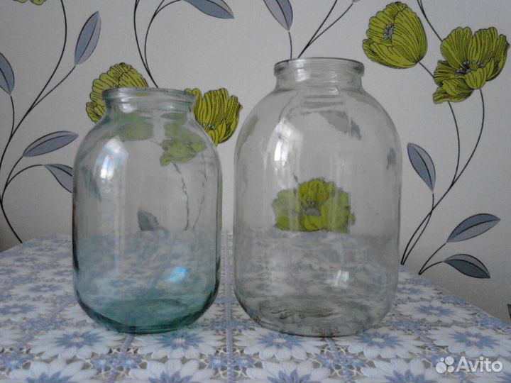 Банки 3, 2, 07, 05 л