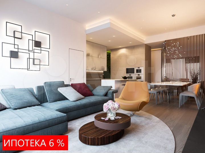 3-к. квартира, 92,7 м², 3/4 эт.