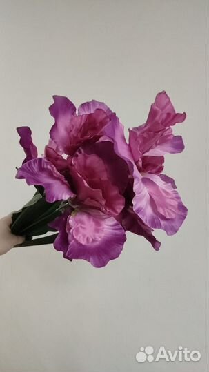 Искусственные цветы Ирисы