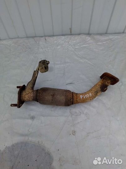 Выхлопная система. глушитель Kia Rio 3. Solaris