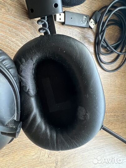 Игровые нушники Logitech G PRO X Lightspeed