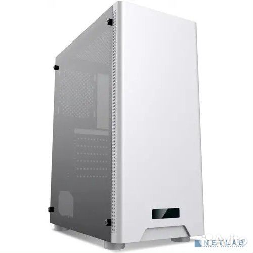 Корпус Formula CL-3301W TG белый, без бп, ATX 1x12