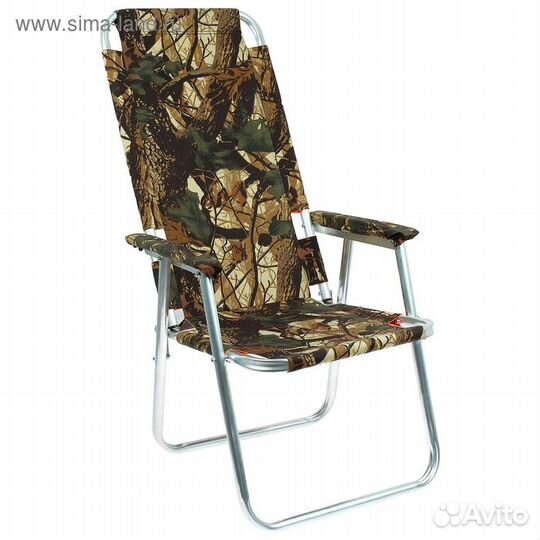 Кресло-шезлонг №3 «Медведь», до 120 кг, цвет микс