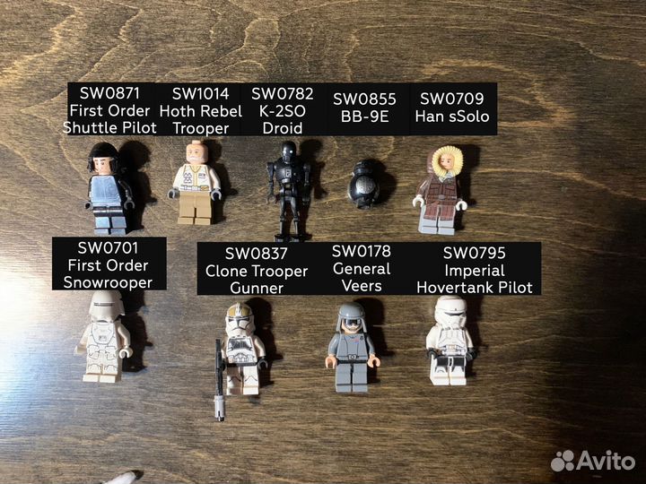 Небольшие наборы Lego Star Wars