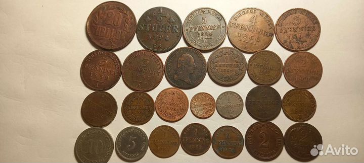 Пруссия.Нассау,Баден,Саксония,Веймер