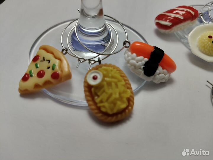 Маркеры для бокалов, 10 штук