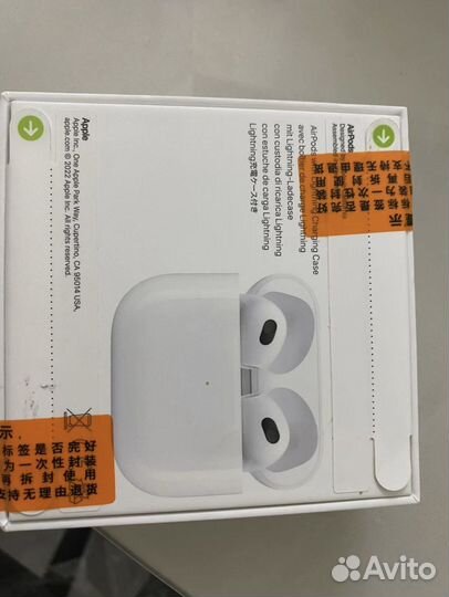 Наушники apple airpods 3 новые, оригинал
