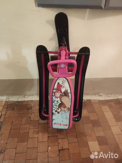 Детские санки, снегокат