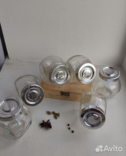 Набор баночек для специй