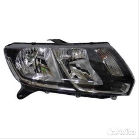 Фара Renault Logan Sandero прав. 2014-2017 г. /чер