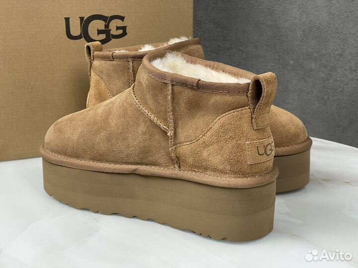 Ugg Classic Ultra Mini Platform Chestnut платформе