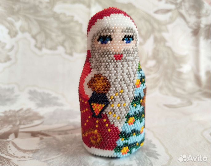 Новогодний хендмейд Матрешка Дед мороз