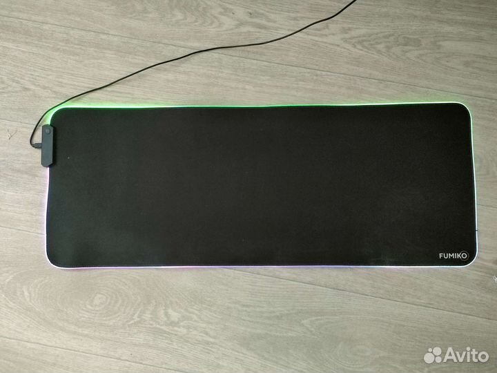 Коврик для мышки игровой большой с подсветкой