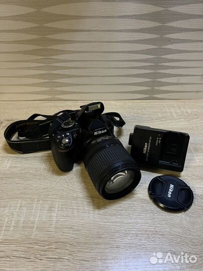 Зеркальный фотоаппарат nikon d3100 / 18-105mm