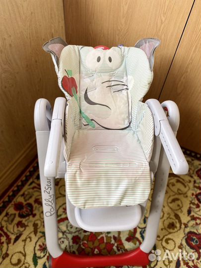 Стульчик для кормления chicco polly