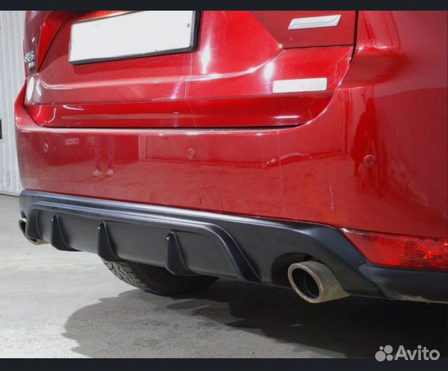 Диффузор на задний бампер Mazda CX-5 2gen