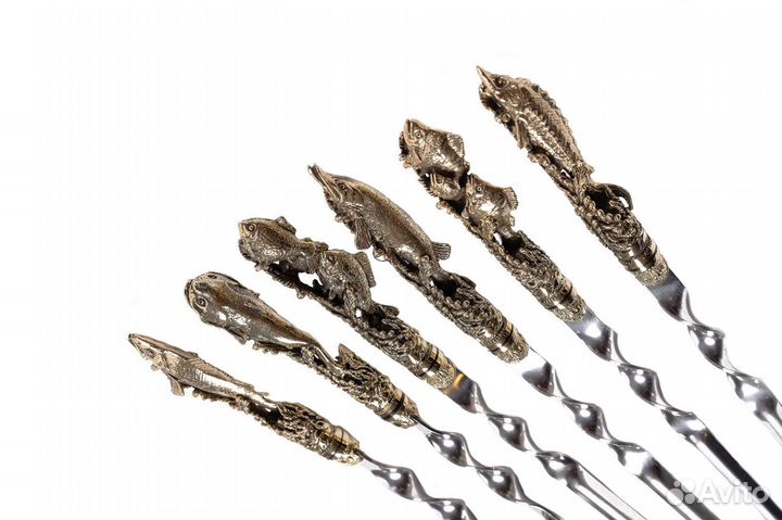 Набор шампуров - Мечта рыбака (цельное литье)