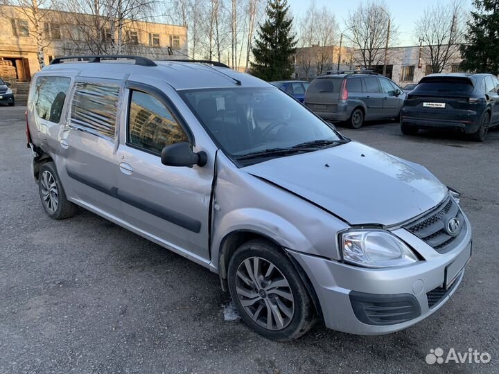 LADA Largus 1.6 МТ, 2019, битый, 90 678 км