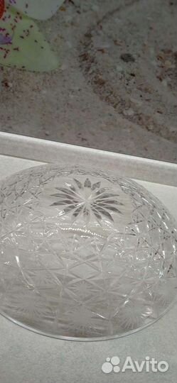 Блюдо хрустальное СССР