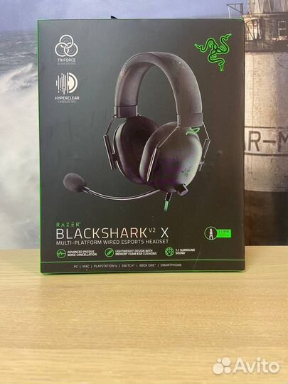 Игровые наушники Razer BlackShark V2 X,черные