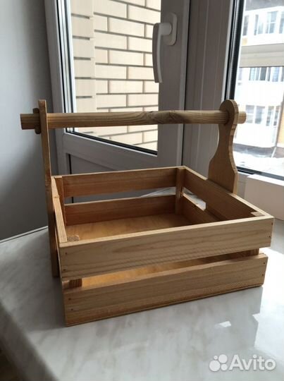 Деревянный ящик декоративный для цветов