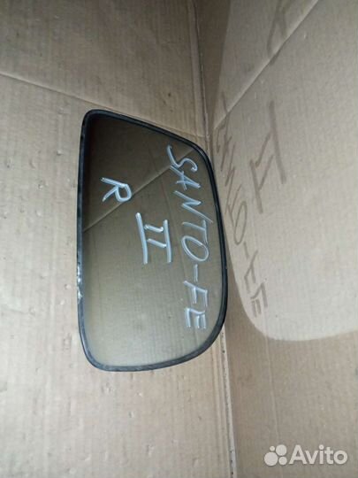 Hyundai Santa Fe 2 правый зеркальный элемент