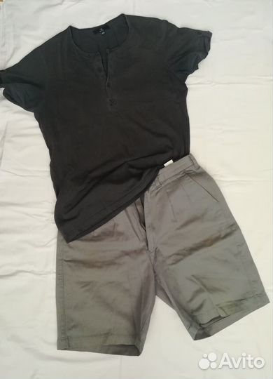 Спорт. одежда спортзал/природа (шорты + майка)