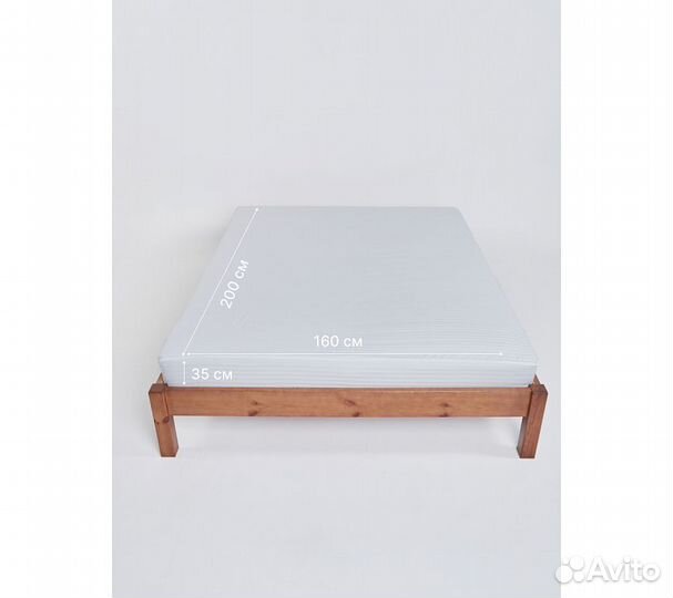 Простыня GoodNight Pure Страйп-сатин 160*200*35, б