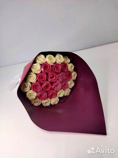 Шоколадные Розы - 29 шт в Букете