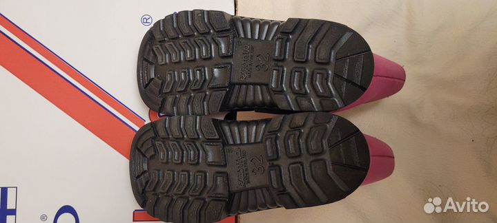 Сапоги зимние детские Kuoma розовые р.32