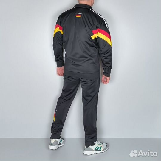 Новый костюм adidas Бундас Германия черный 80 90