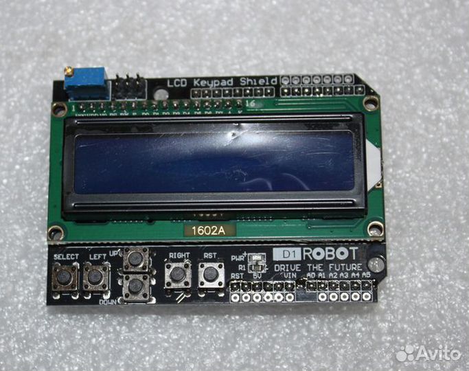 Плата Arduino 1602 LCD Board Keypad Shiel
