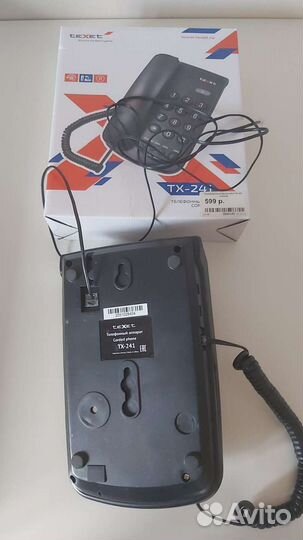 Проводной стационарный телефон teXet