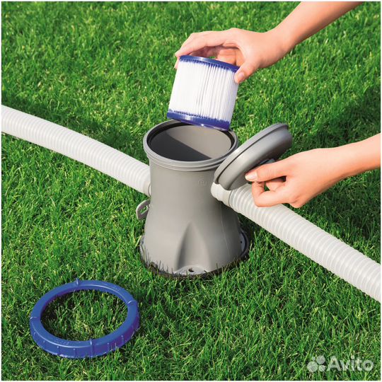 Бассейн Bestway с фильтр-насосом, 305х100 см