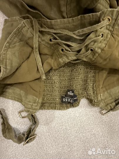 Женский костюм Guess шорты и майка), р-р 42, лен